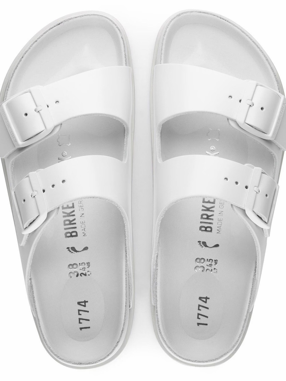 Birkenstock 1774 Arizona White Sz 37 NWIB SOLD OUT